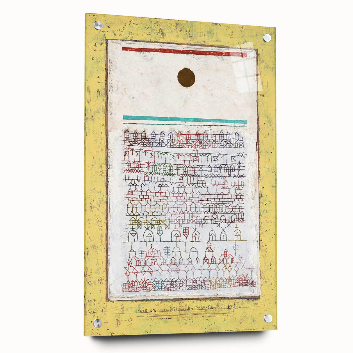 Modern Wall Art - City Book | Abstract Geometric Contemporary Print