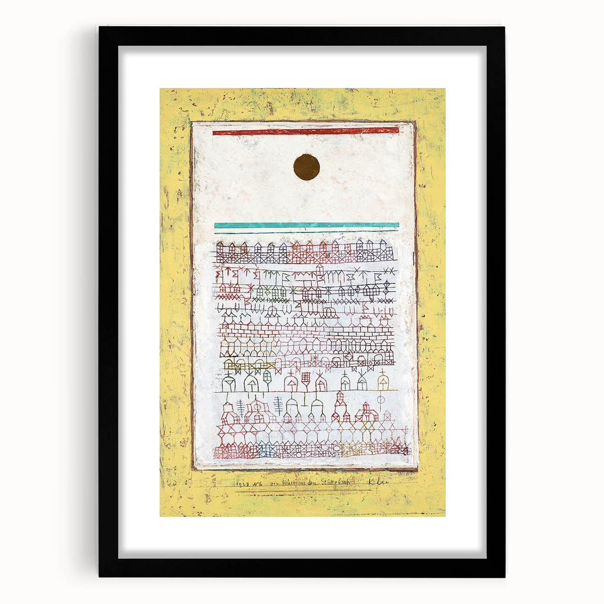 Modern Wall Art - City Book | Abstract Geometric Contemporary Print