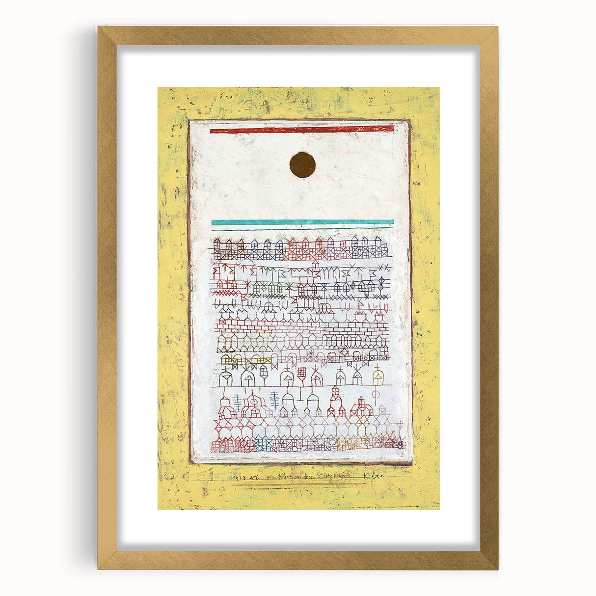 Modern Wall Art - City Book | Abstract Geometric Contemporary Print