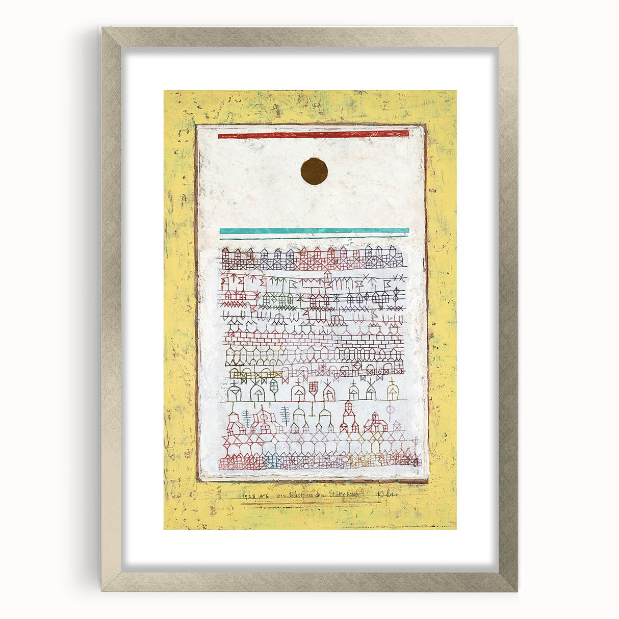 Modern Wall Art - City Book | Abstract Geometric Contemporary Print