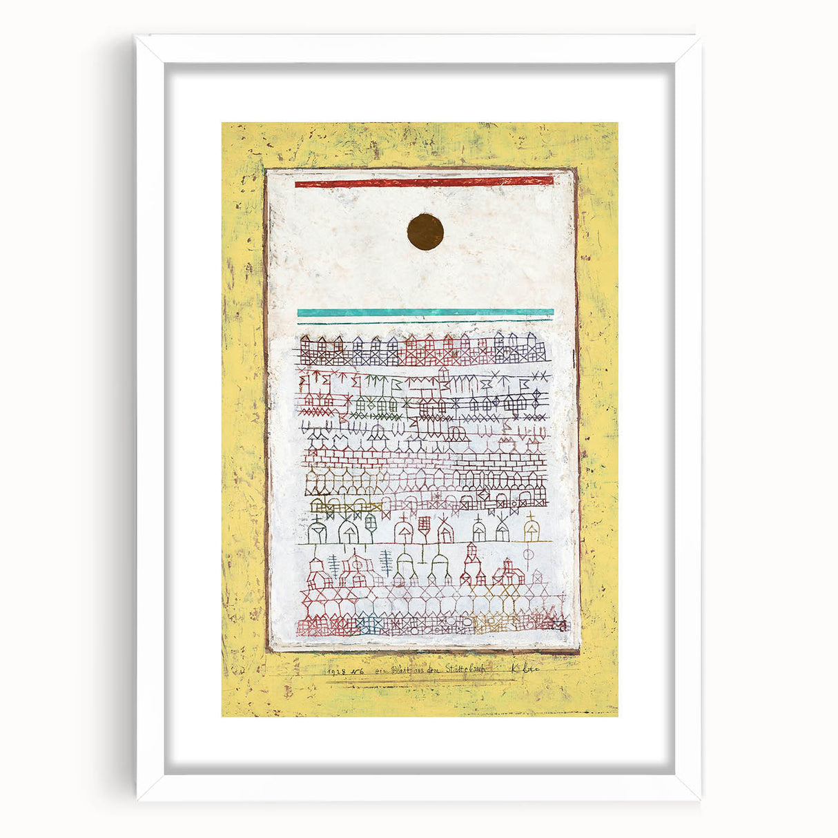 Modern Wall Art - City Book | Abstract Geometric Contemporary Print