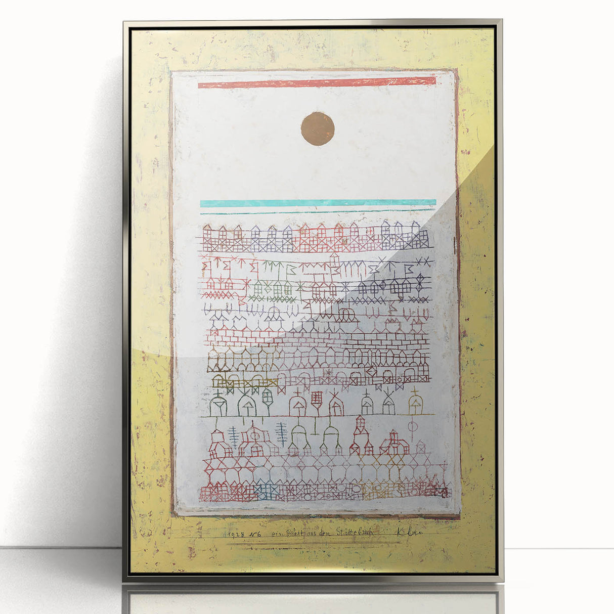 Modern Wall Art - City Book | Abstract Geometric Contemporary Print