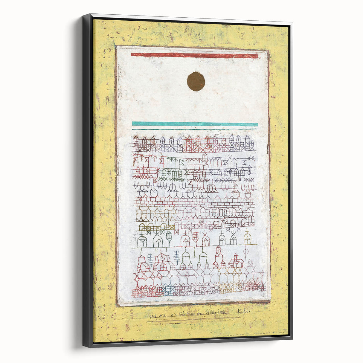 Modern Wall Art - City Book | Abstract Geometric Contemporary Print