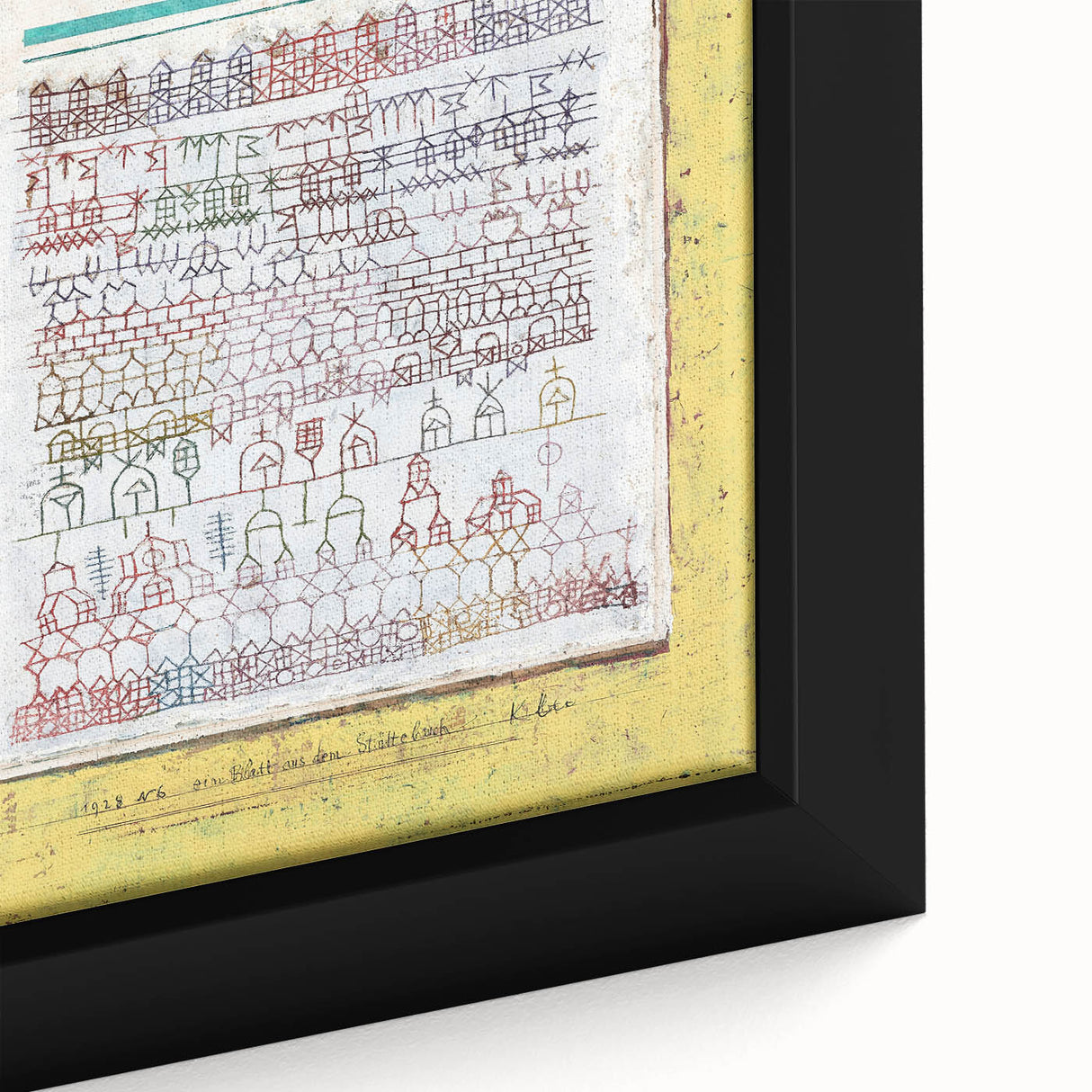 Modern Wall Art - City Book | Abstract Geometric Contemporary Print