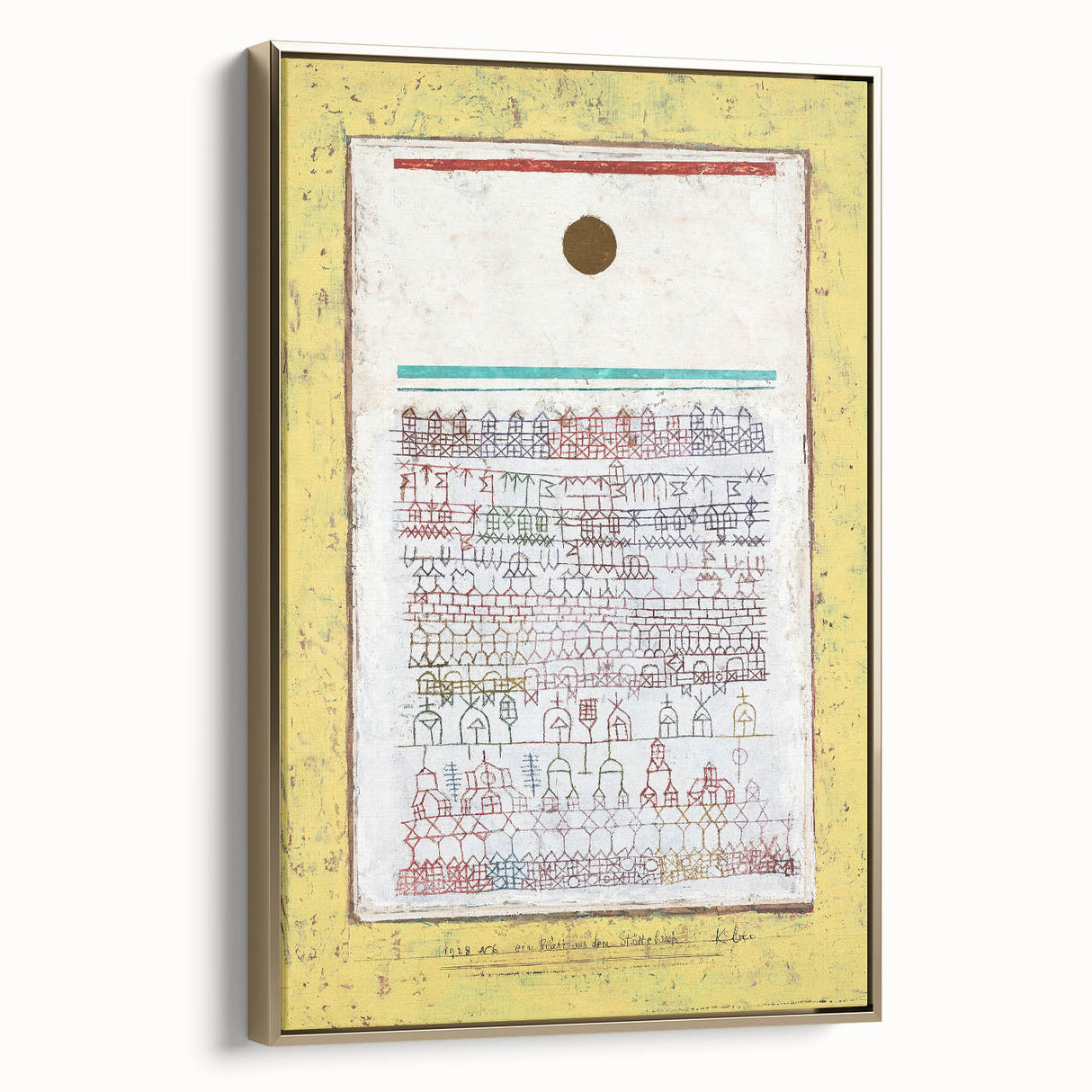 Modern Wall Art - City Book | Abstract Geometric Contemporary Print