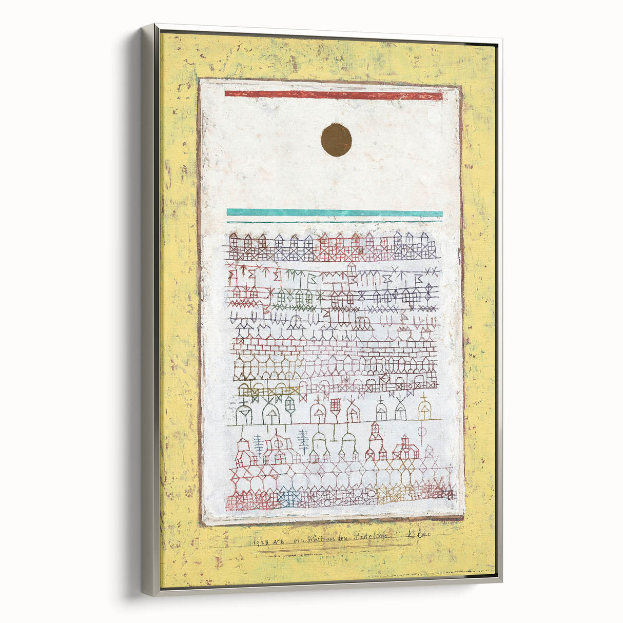 Modern Wall Art - City Book | Abstract Geometric Contemporary Print