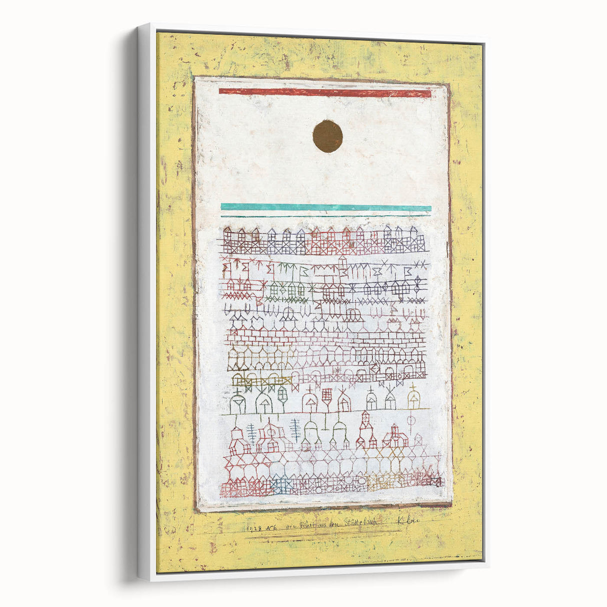 Modern Wall Art - City Book | Abstract Geometric Contemporary Print