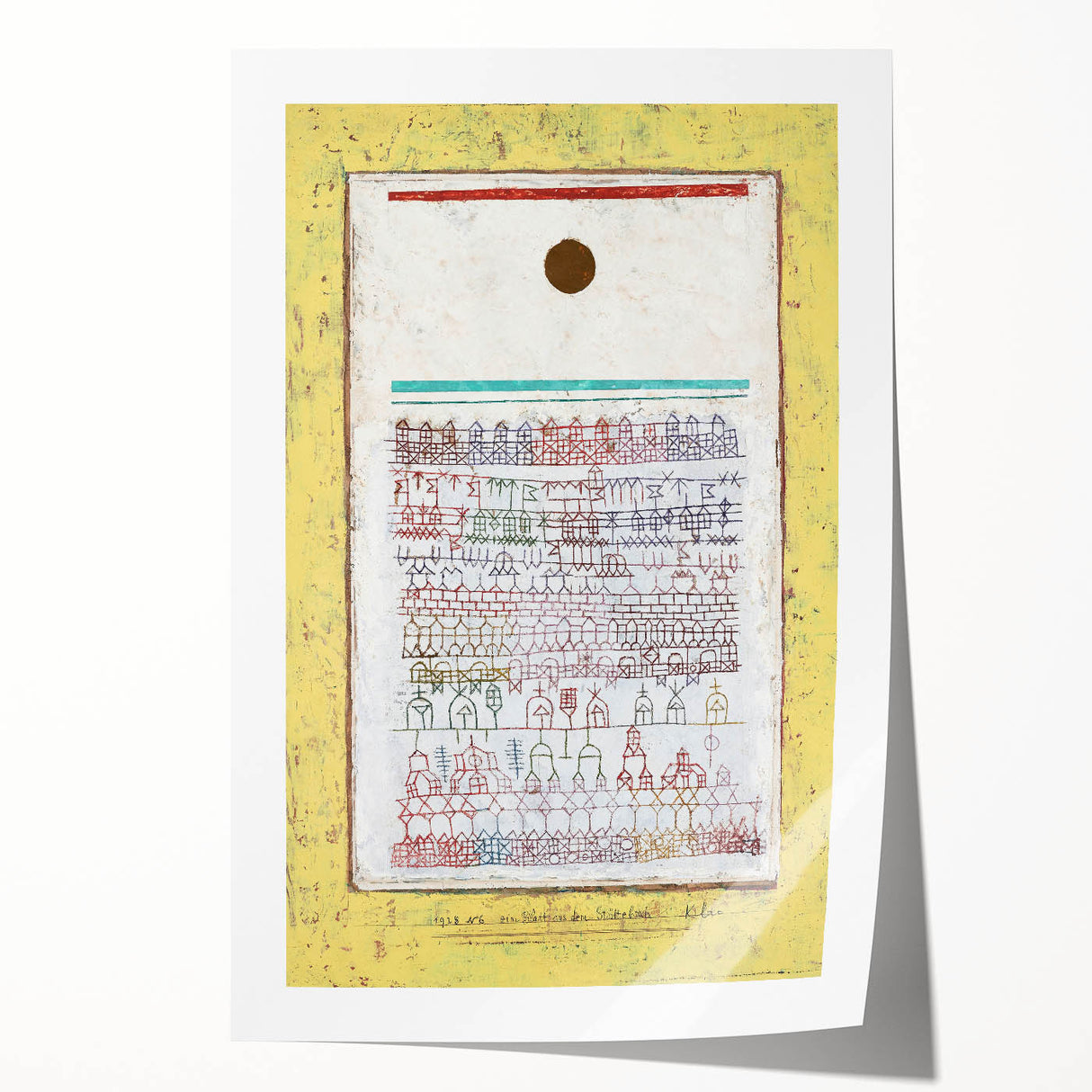 Modern Wall Art - City Book | Abstract Geometric Contemporary Print