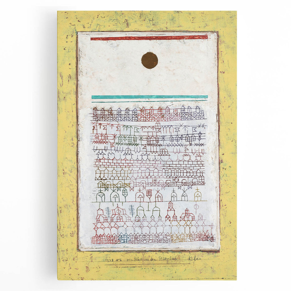 Modern Wall Art - City Book | Abstract Geometric Contemporary Print