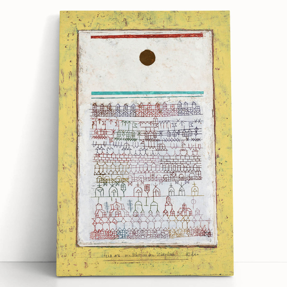 Modern Wall Art - City Book | Abstract Geometric Contemporary Print