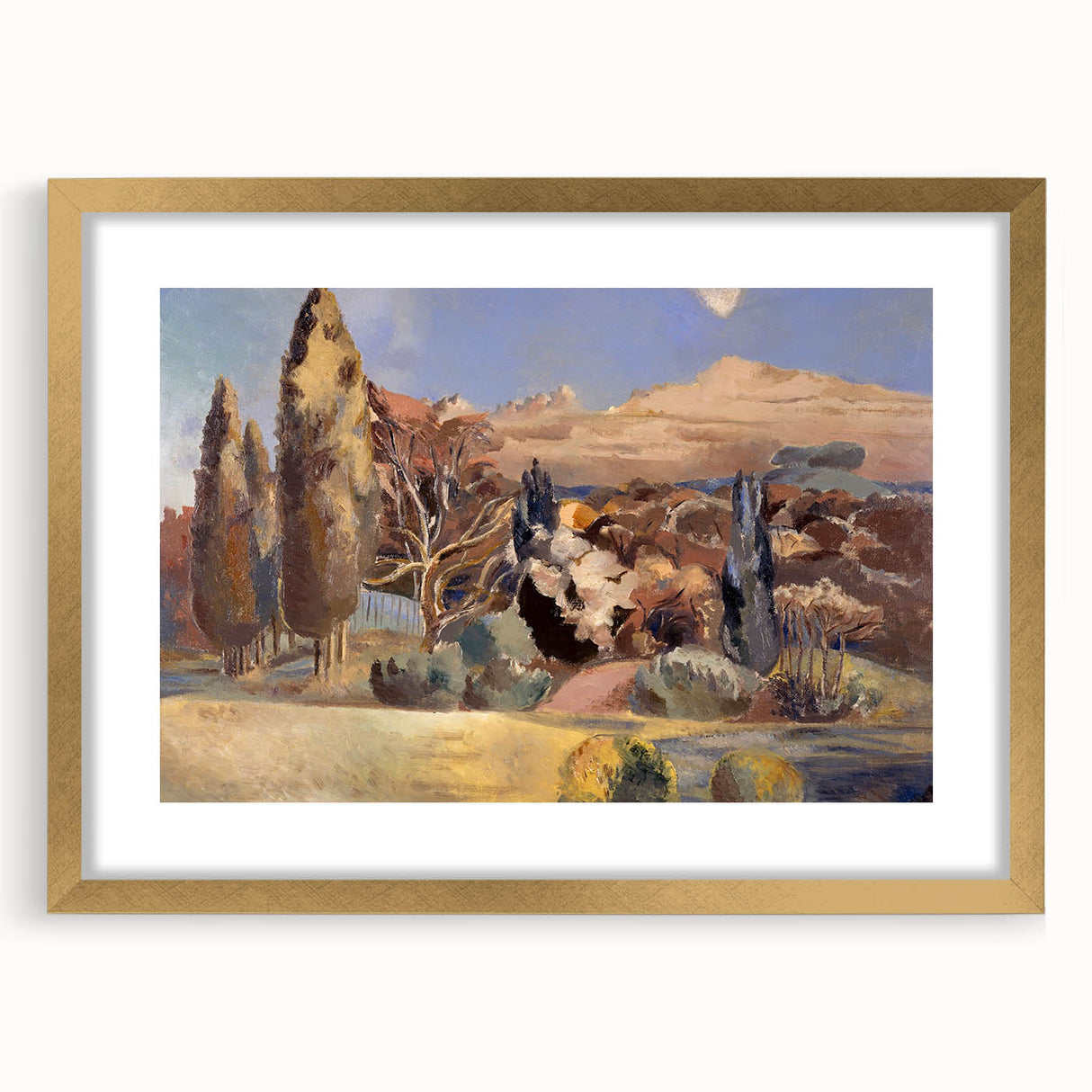 Modern Wall Art - Moonlit Landscape by Paul Nash