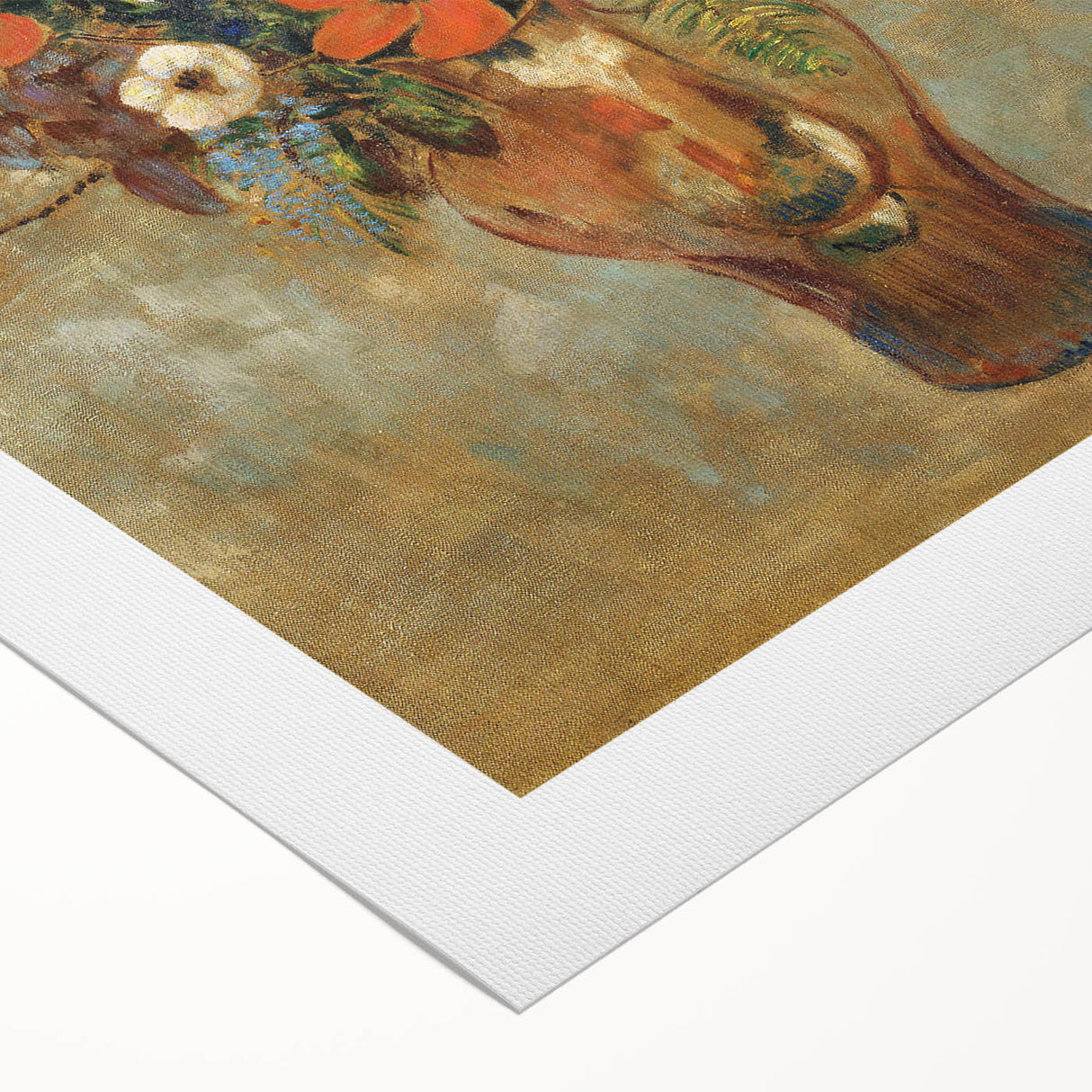 Modern Wall Art - Still Life with Flowers | Vibrant Contemporary Print