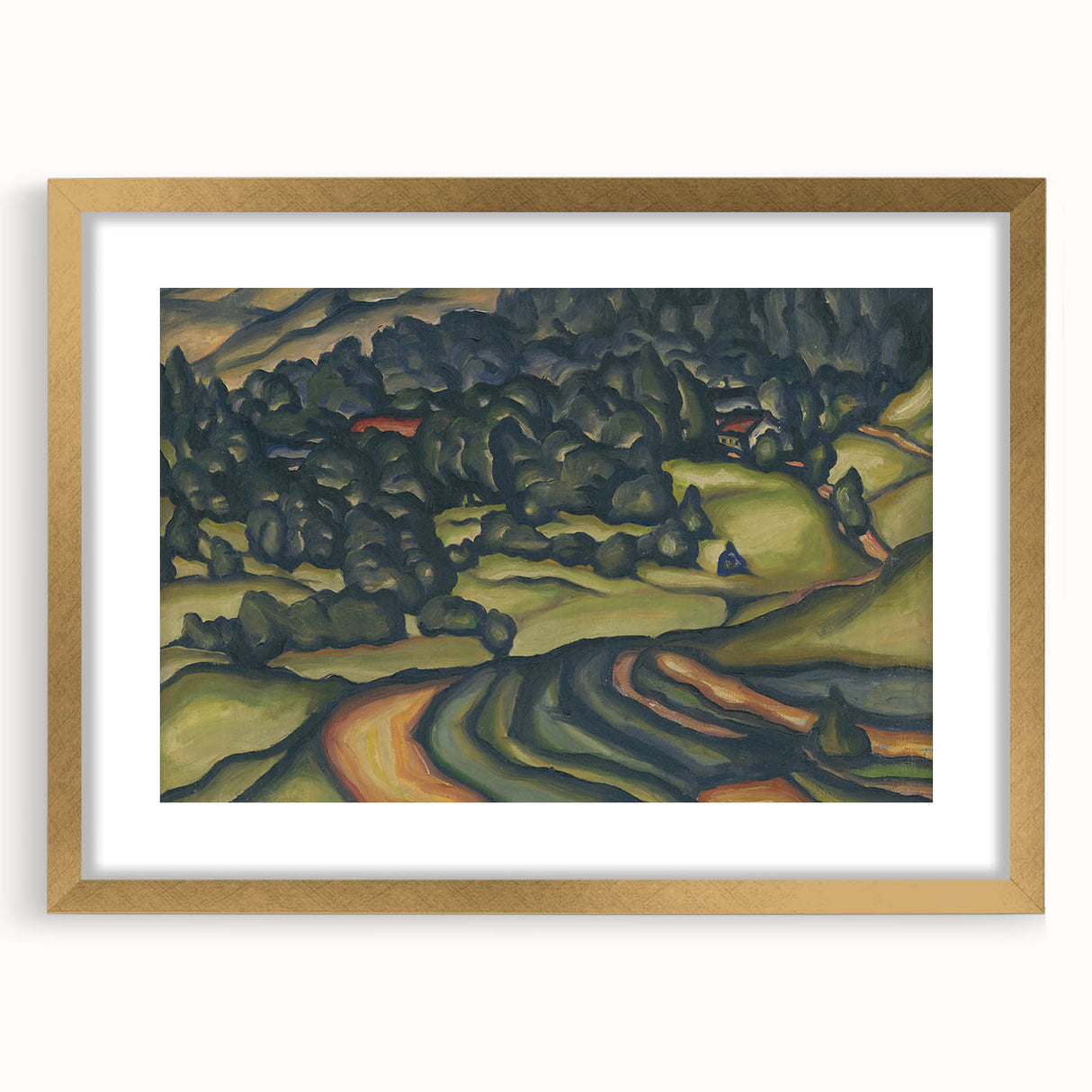 Modern Wall Art - Country Landscape by Konštantín Bauer