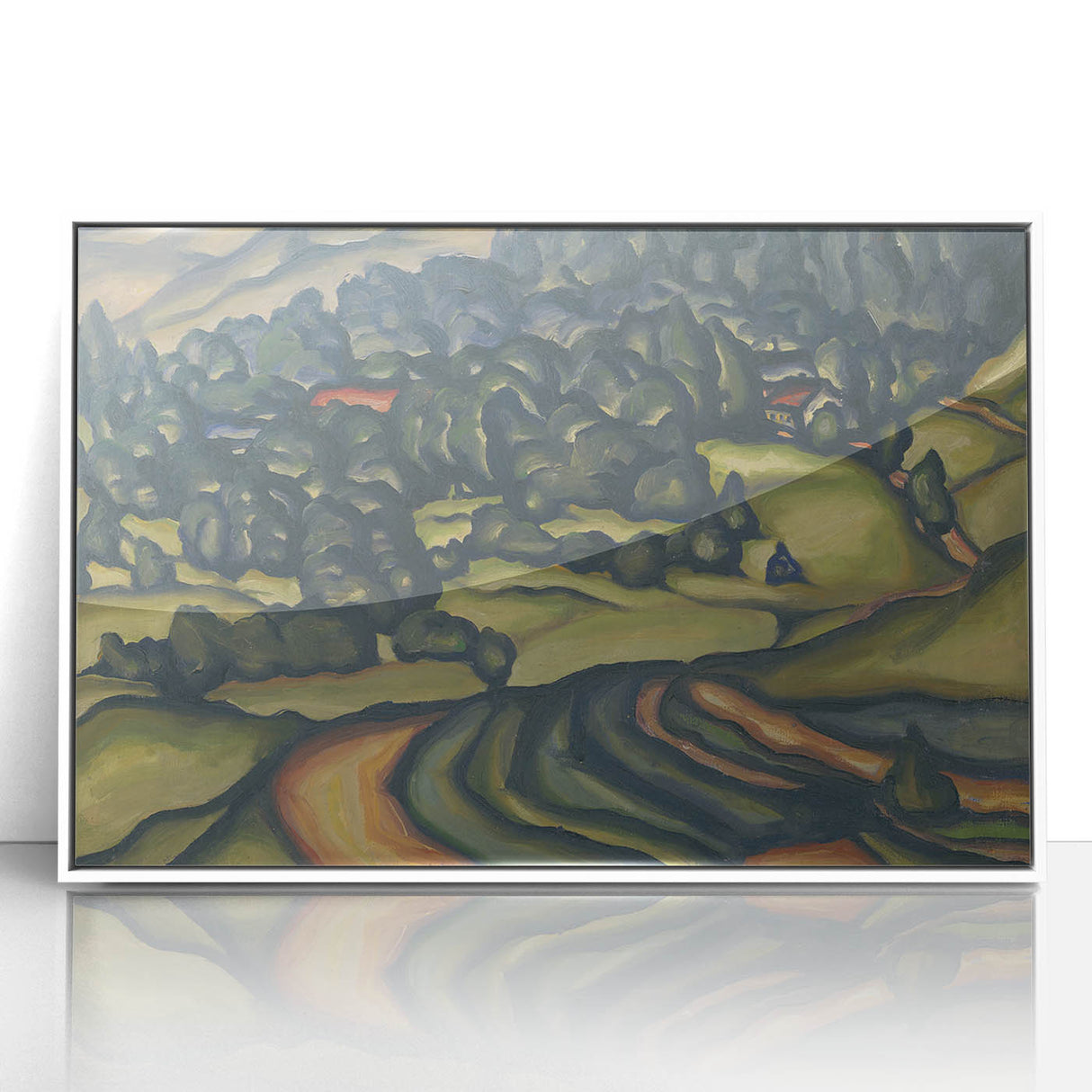 Modern Wall Art - Country Landscape by Konštantín Bauer