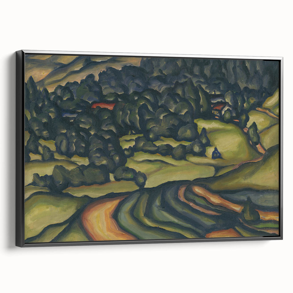Modern Wall Art - Country Landscape by Konštantín Bauer