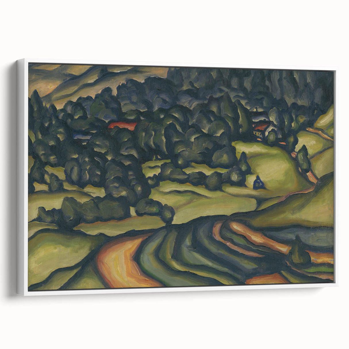 Modern Wall Art - Country Landscape by Konštantín Bauer