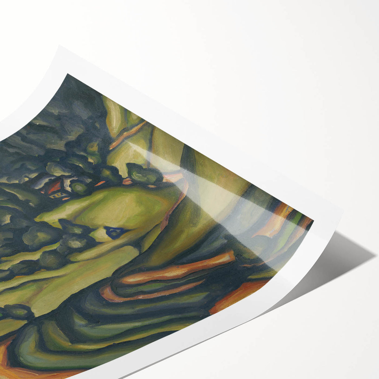 Modern Wall Art - Country Landscape by Konštantín Bauer