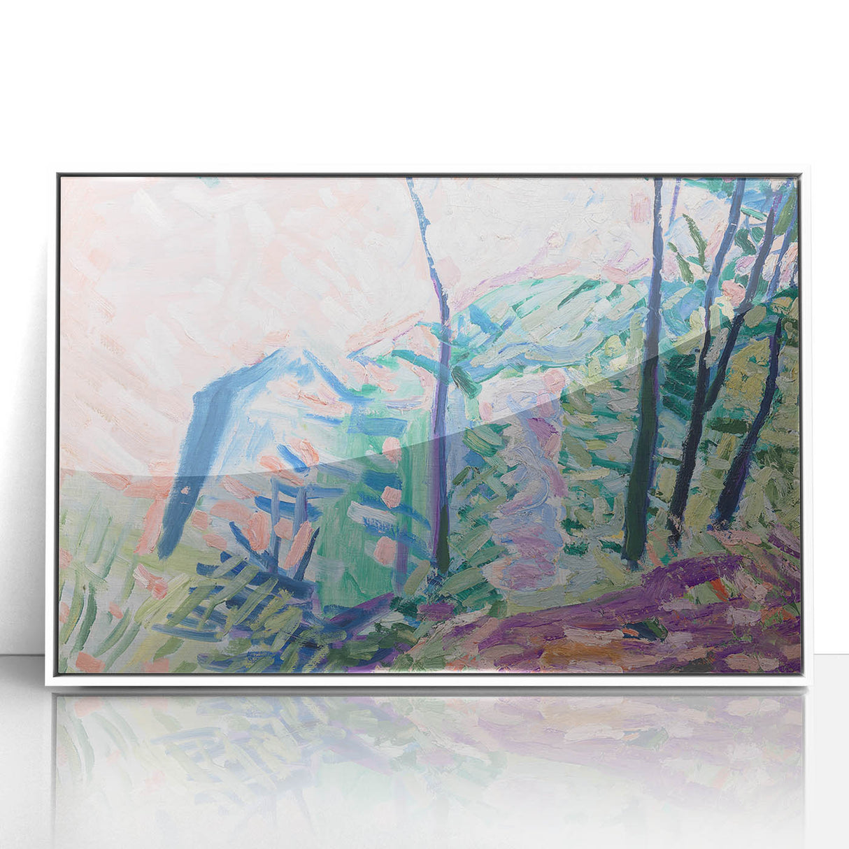 Modern Wall Art - Forest by Lake Bagsværd by Niels Larsen Stevns