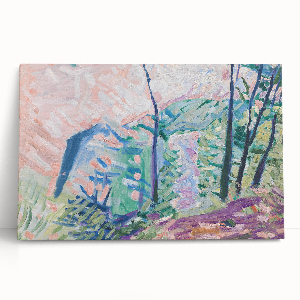 Modern Wall Art - Forest by Lake Bagsværd by Niels Larsen Stevns