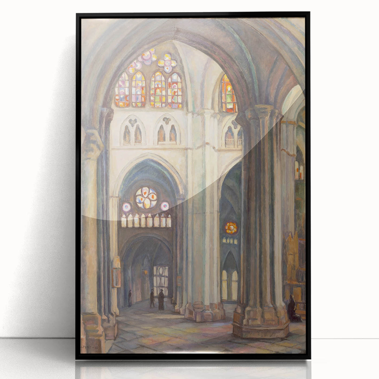 Modern Wall Art - Toledo Cathedral | Vibrant Architectural Masterpiece