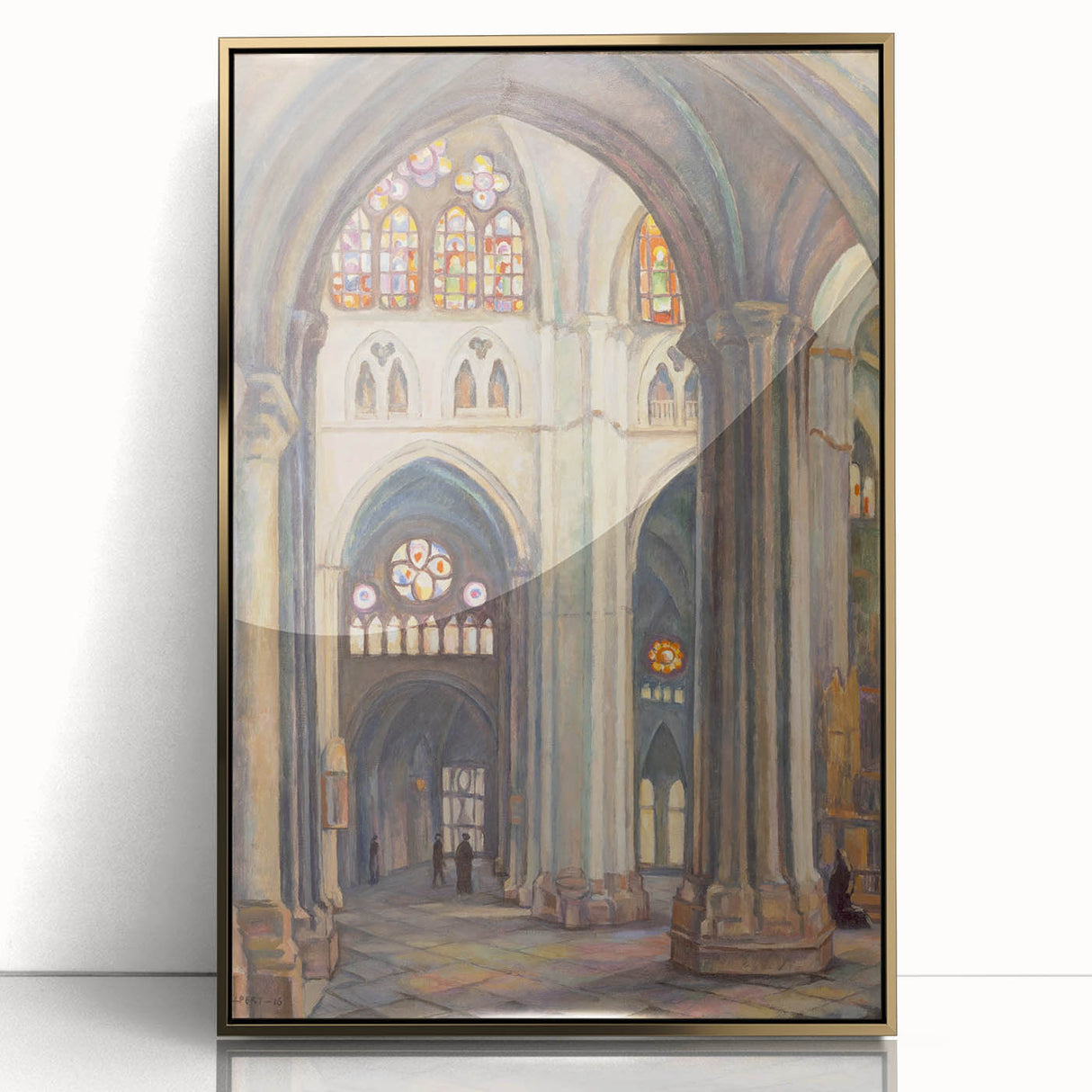 Modern Wall Art - Toledo Cathedral | Vibrant Architectural Masterpiece