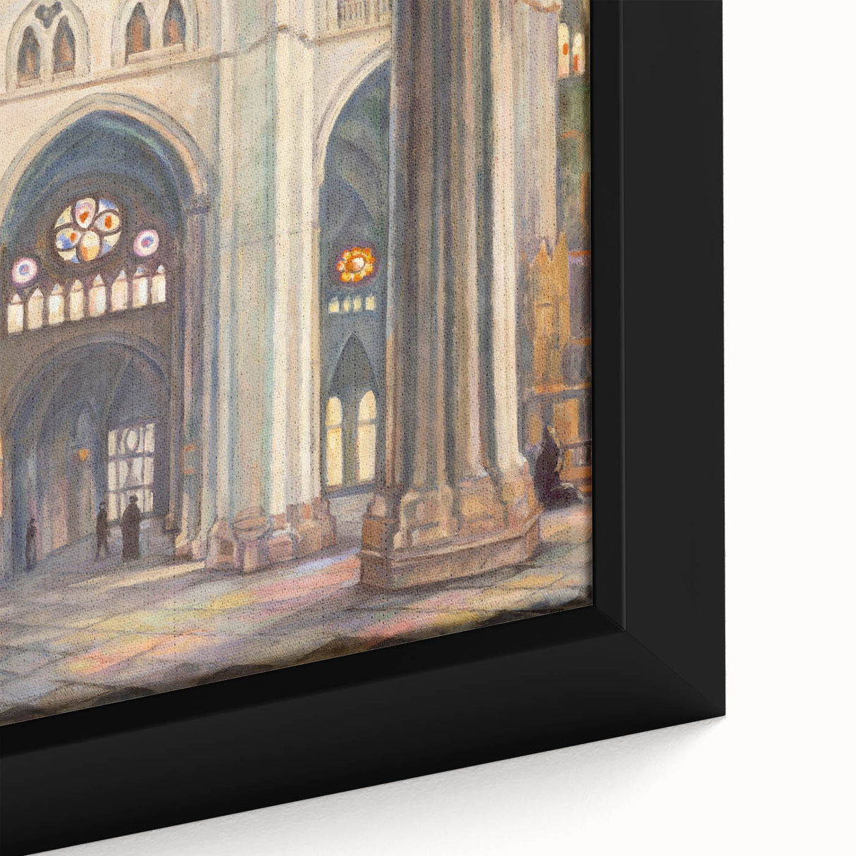 Modern Wall Art - Toledo Cathedral | Vibrant Architectural Masterpiece