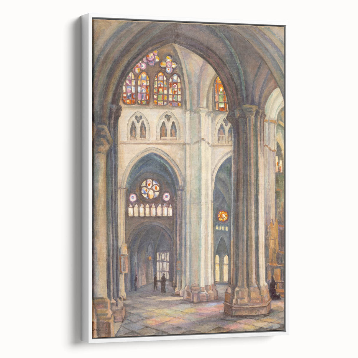 Modern Wall Art - Toledo Cathedral | Vibrant Architectural Masterpiece
