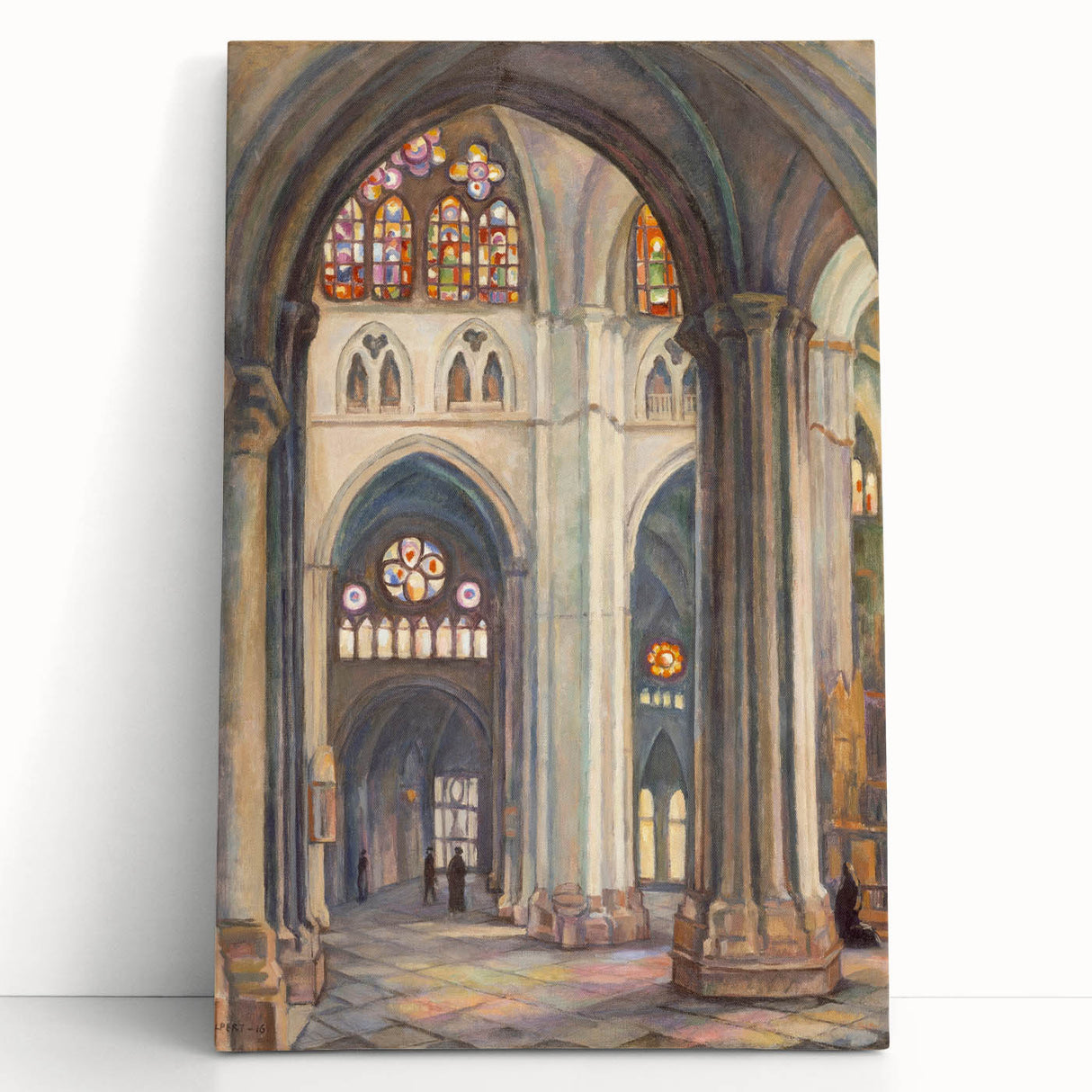 Modern Wall Art - Toledo Cathedral | Vibrant Architectural Masterpiece