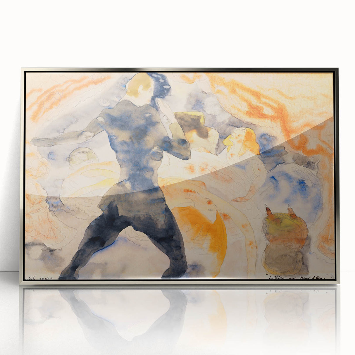 Modern Wall Art - The Girl with the Golden Eyes by Charles Demuth