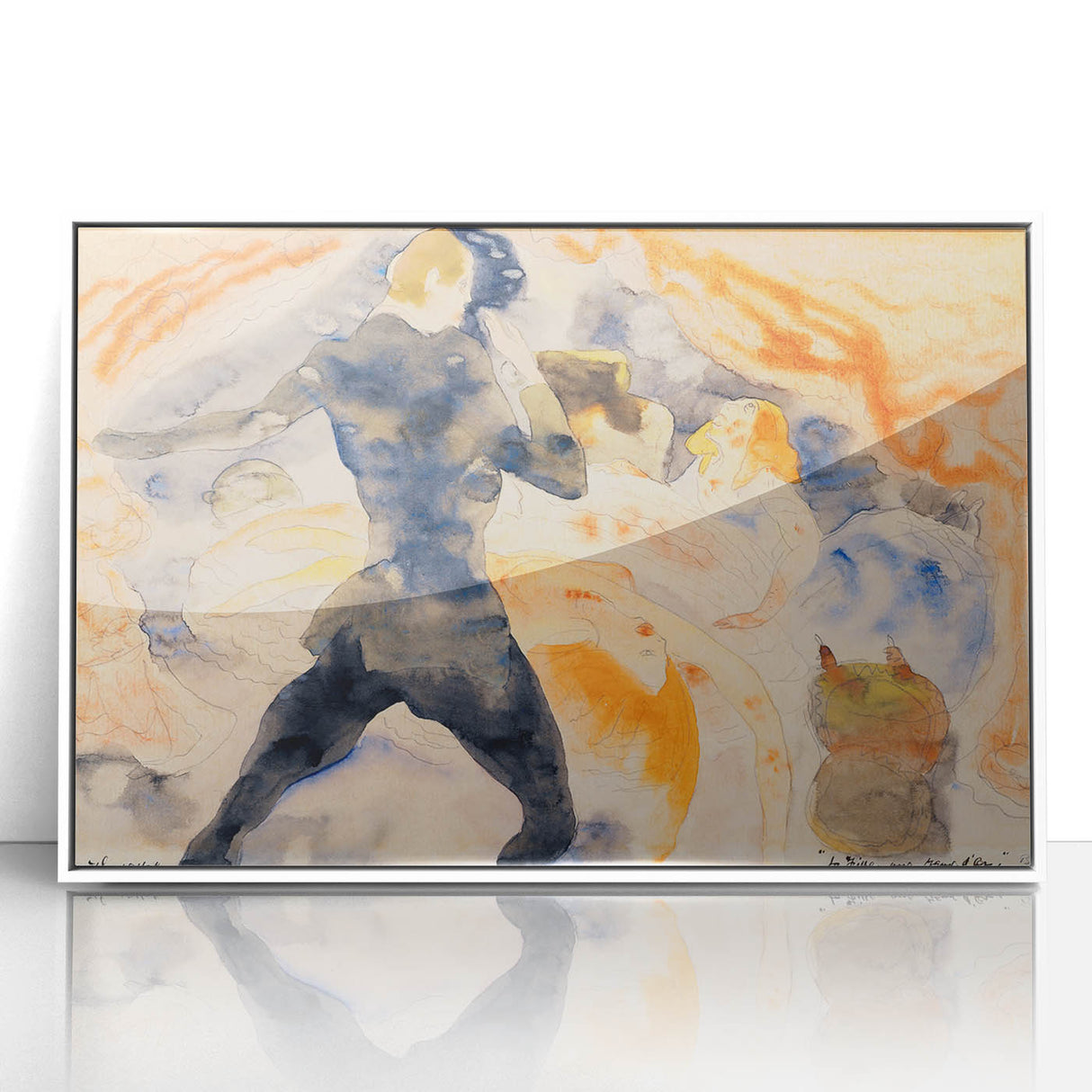 Modern Wall Art - The Girl with the Golden Eyes by Charles Demuth