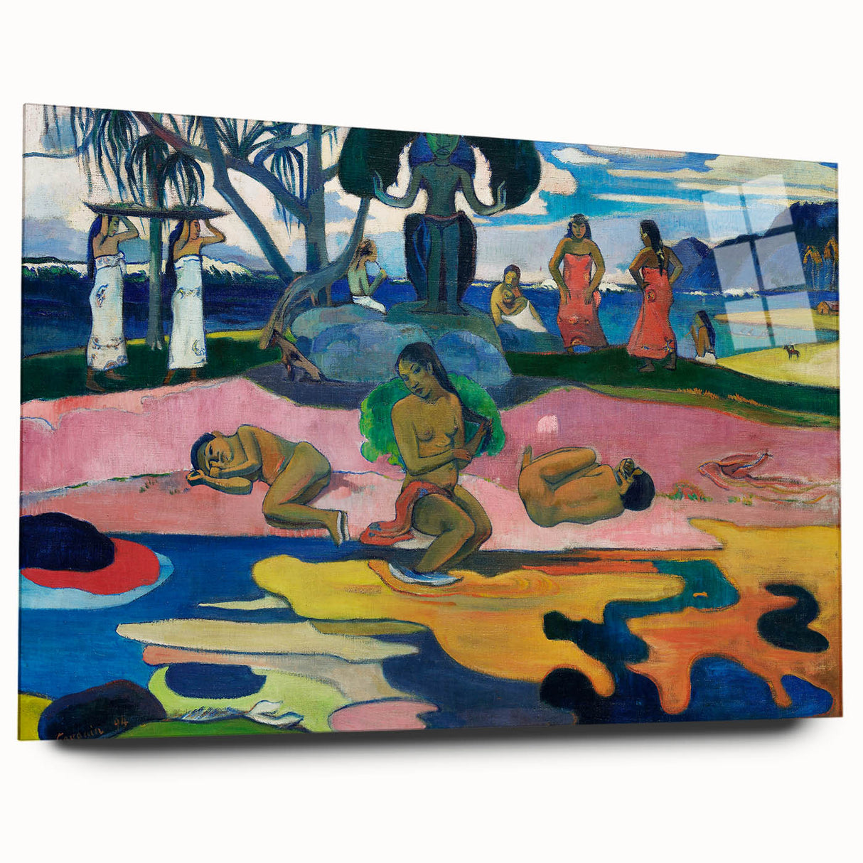 Modern Wall Art - Day of the God by Paul Gauguin