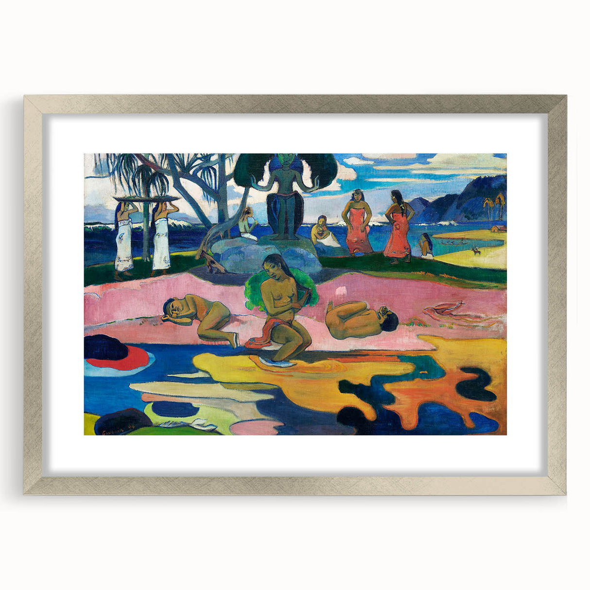 Modern Wall Art - Day of the God by Paul Gauguin