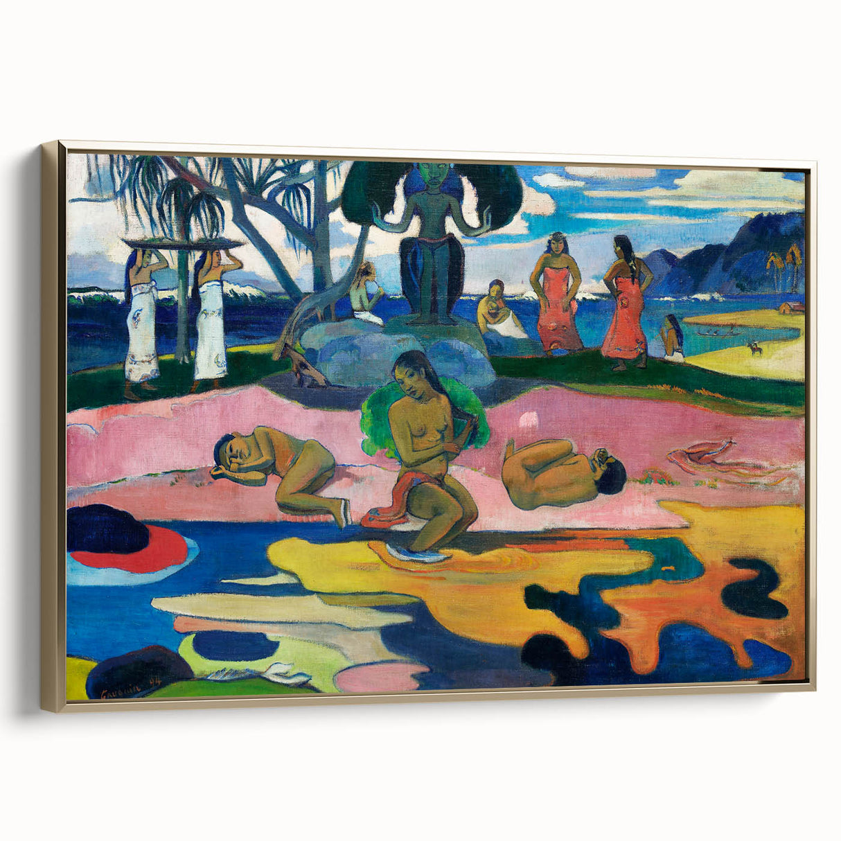 Modern Wall Art - Day of the God by Paul Gauguin