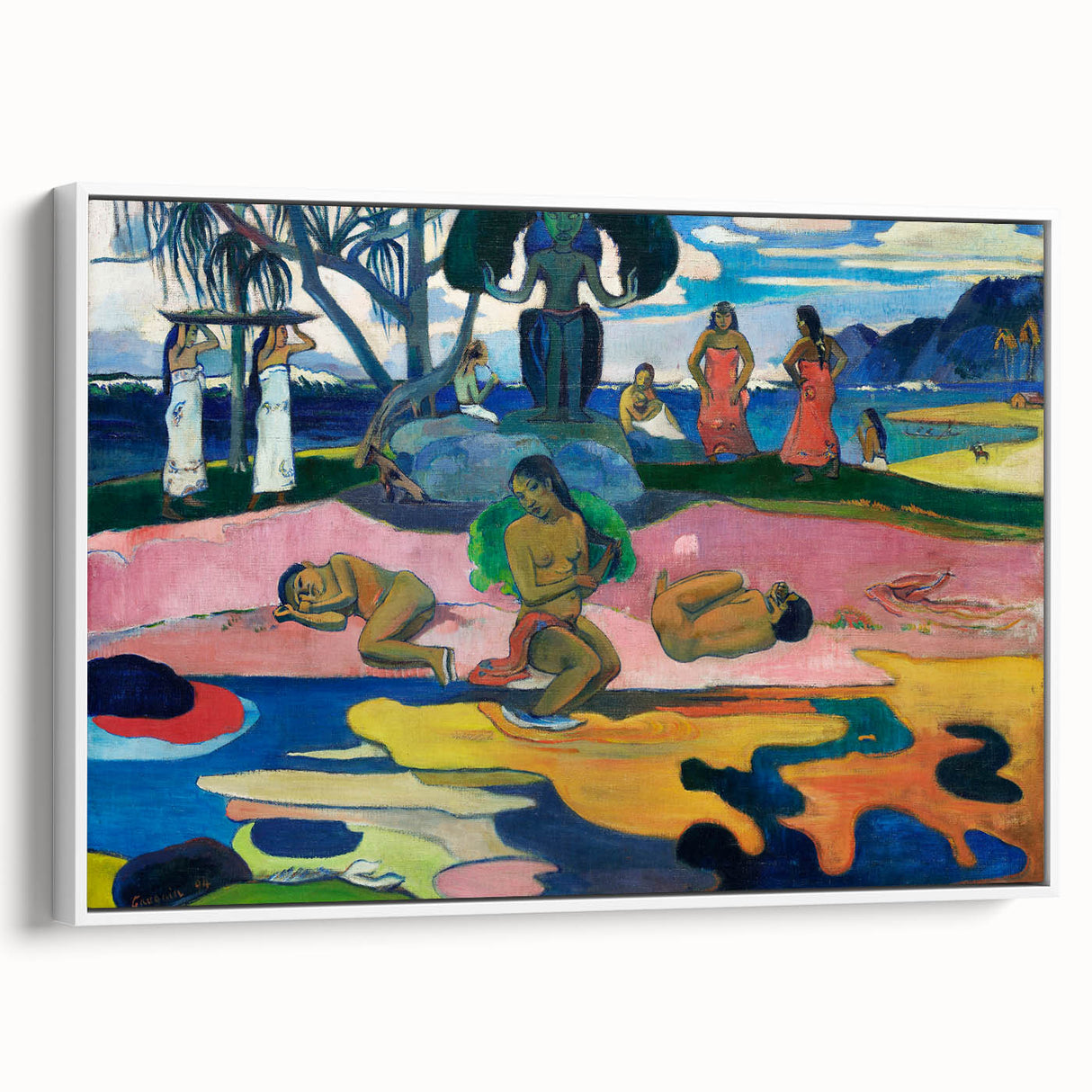 Modern Wall Art - Day of the God by Paul Gauguin