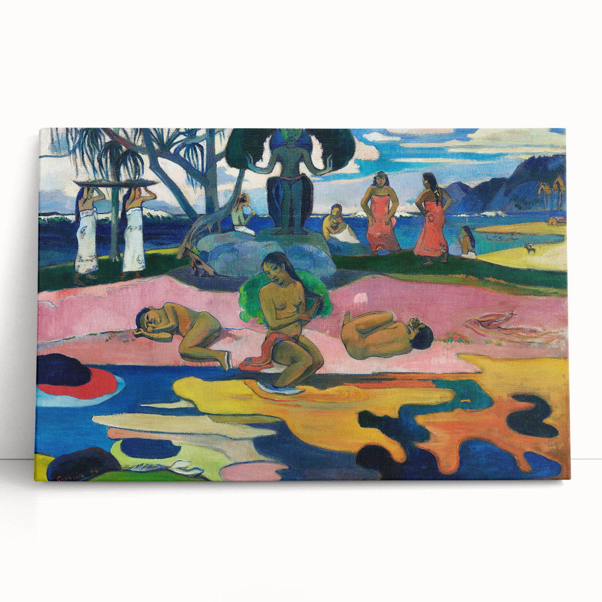 Modern Wall Art - Day of the God by Paul Gauguin