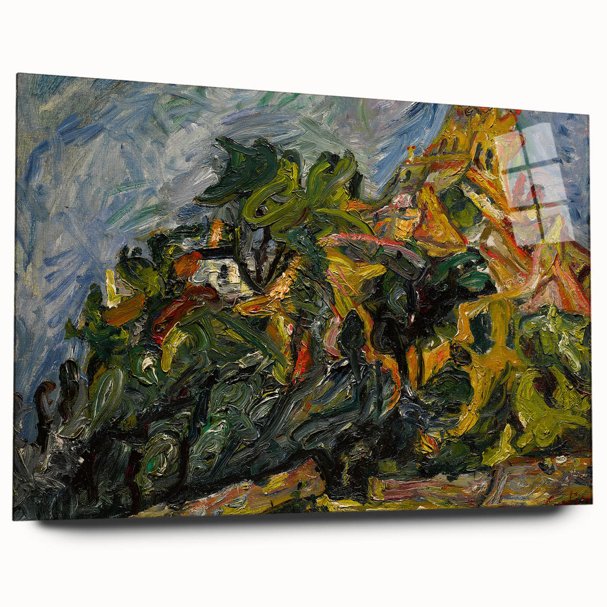 Modern Wall Art - View of Céret by Chaïm Soutine