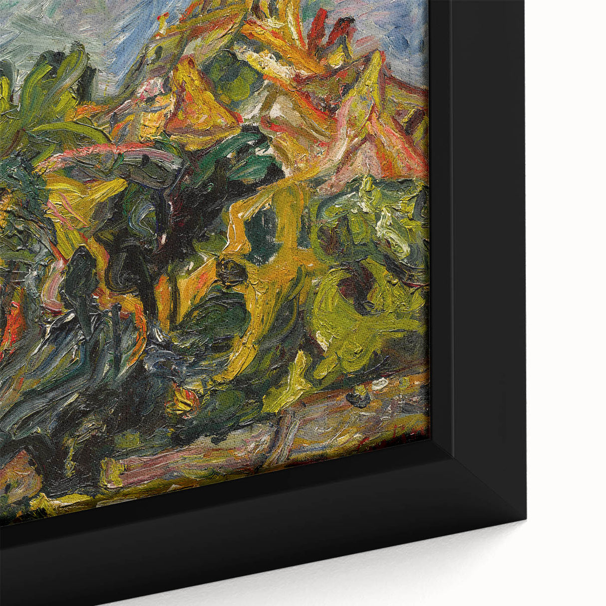 Modern Wall Art - View of Céret by Chaïm Soutine