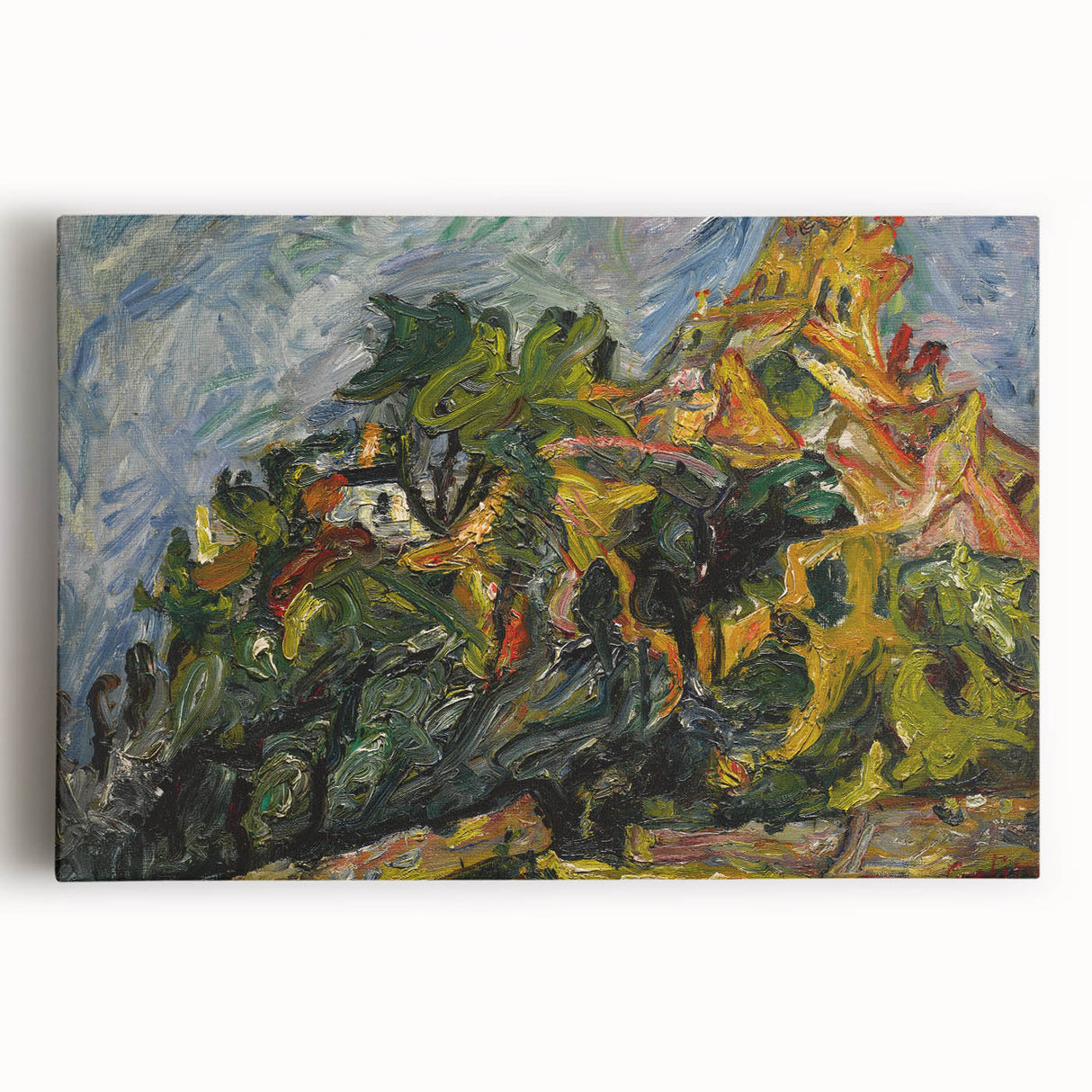 Modern Wall Art - View of Céret by Chaïm Soutine
