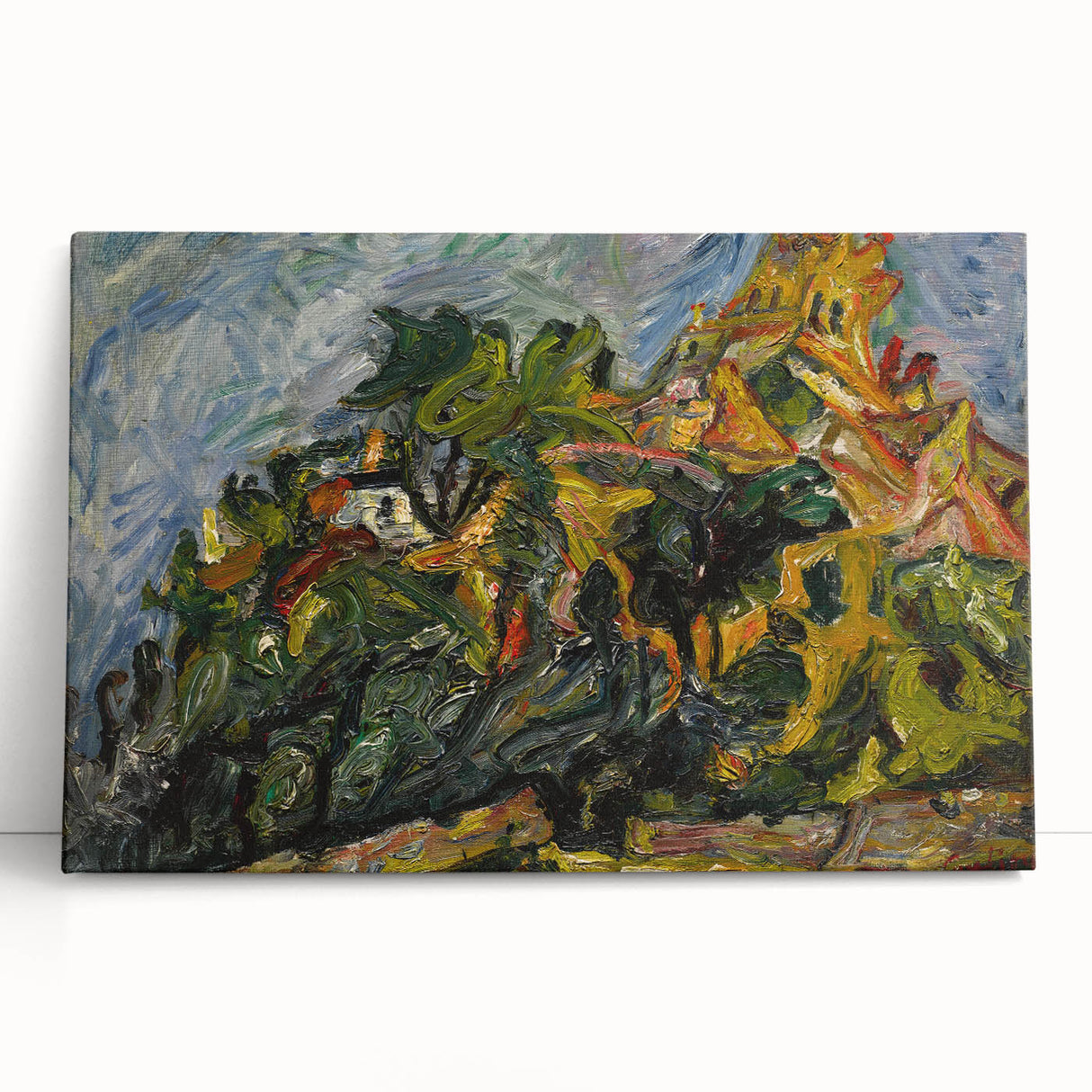 Modern Wall Art - View of Céret by Chaïm Soutine