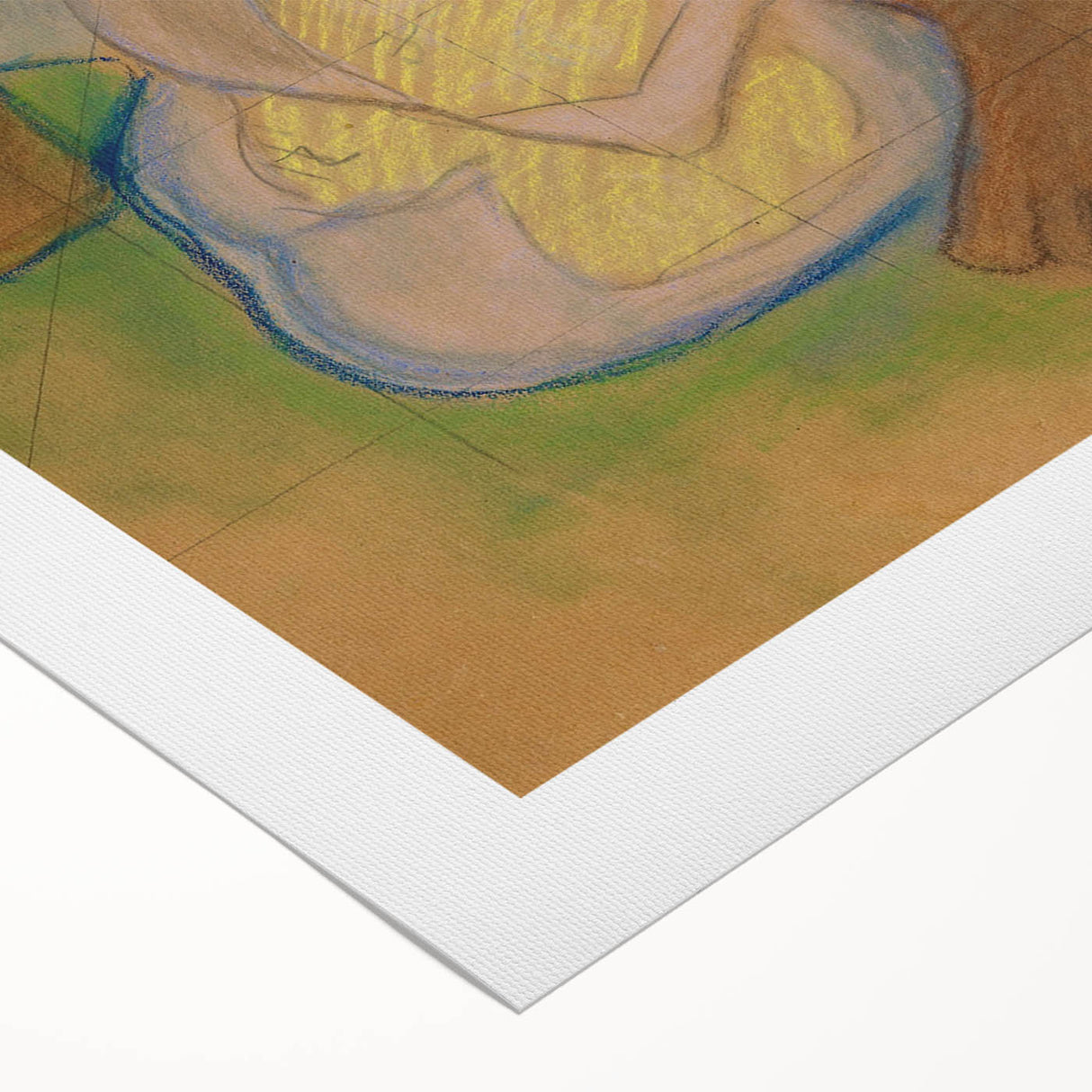 Modern Wall Art - Crouching Tahitian Woman | Paul Gauguin Masterpiece