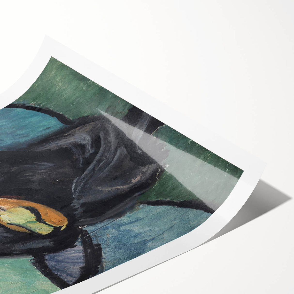 Modern Wall Art - Mandolin Player | Abstract Musical Expression Print