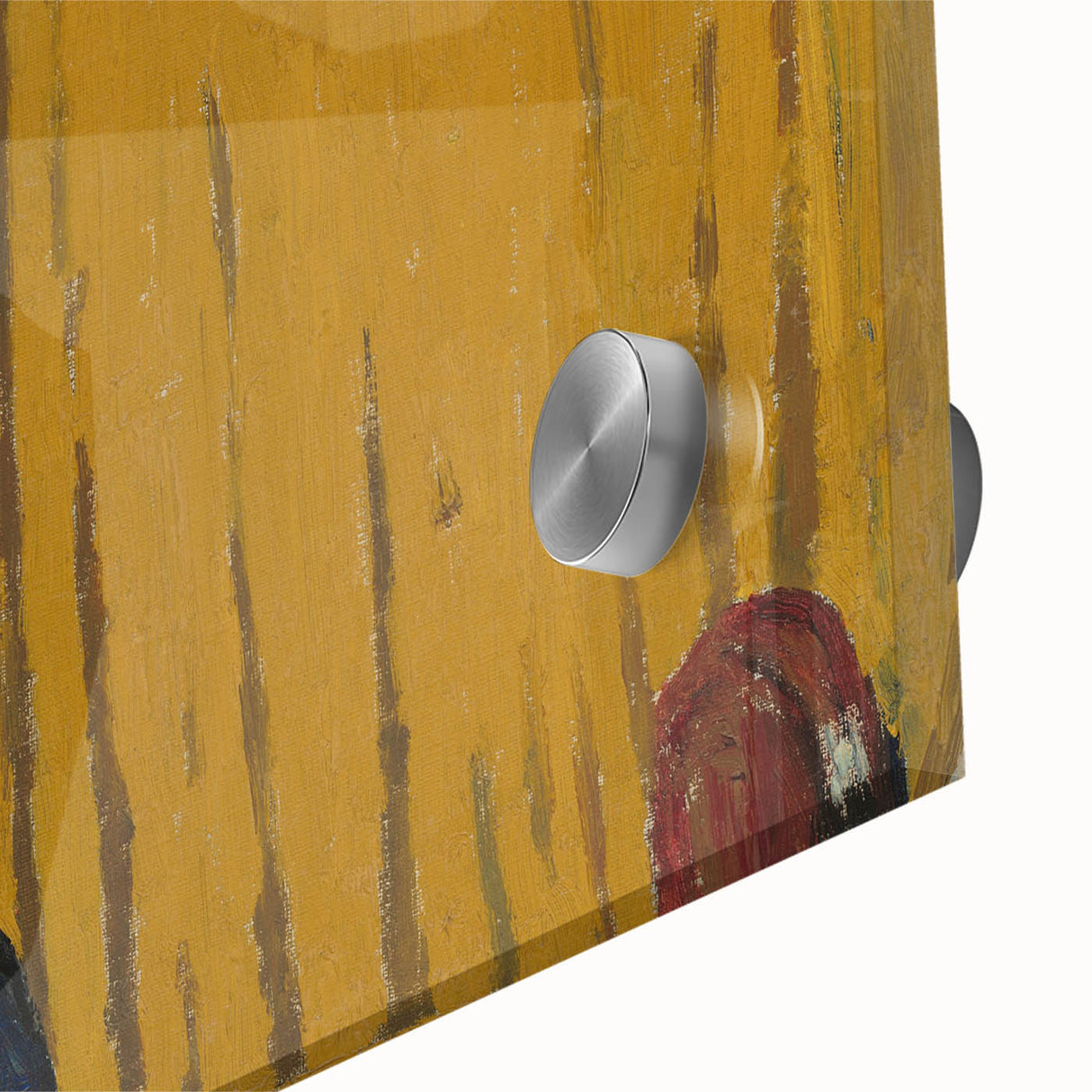 Modern Wall Art - The Yellow Curtain with Abstract Details