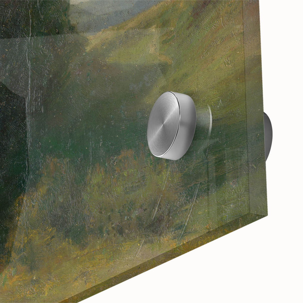 Modern Wall Art - Serene Valley Landscape with Lush Greens