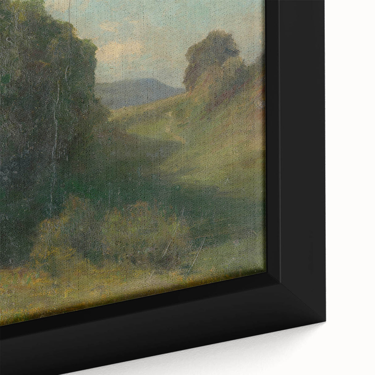 Modern Wall Art - Serene Valley Landscape with Lush Greens