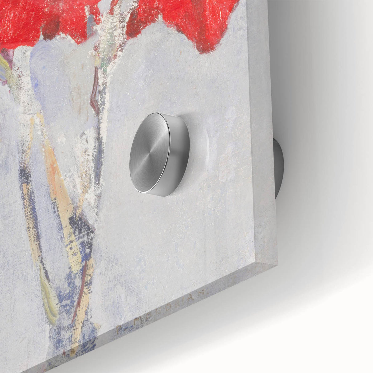 Modern Wall Art - Piet Mondrian’s Red Gladioli Print