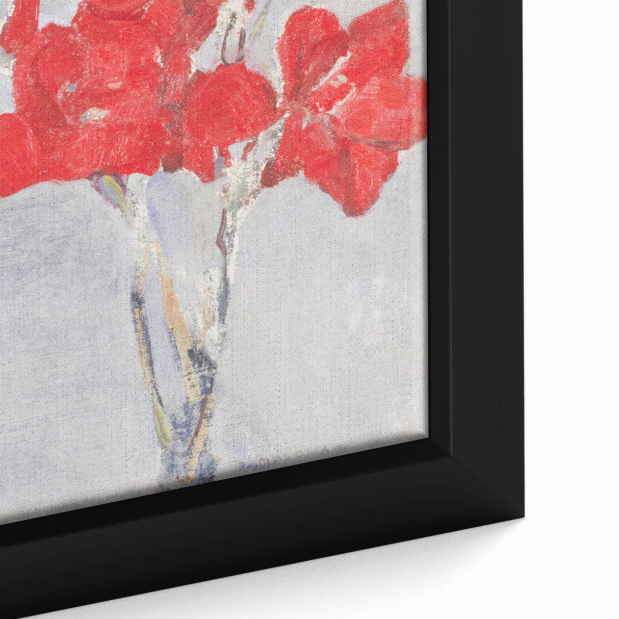 Modern Wall Art - Piet Mondrian’s Red Gladioli Print