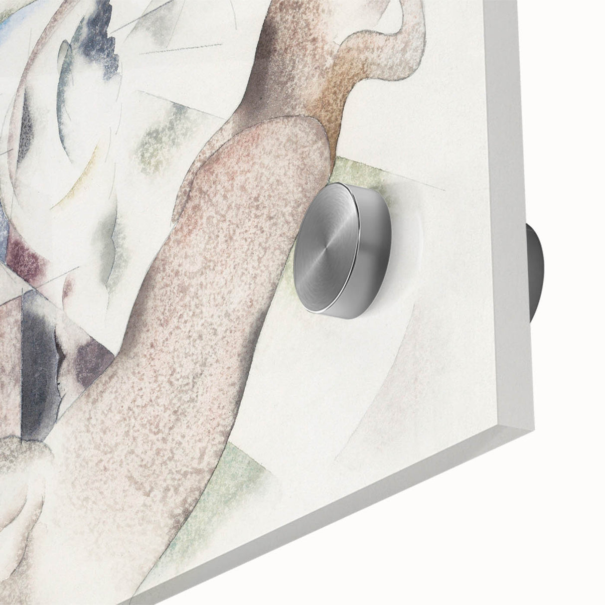 Modern Wall Art - Abstract Landscape with Tree and House