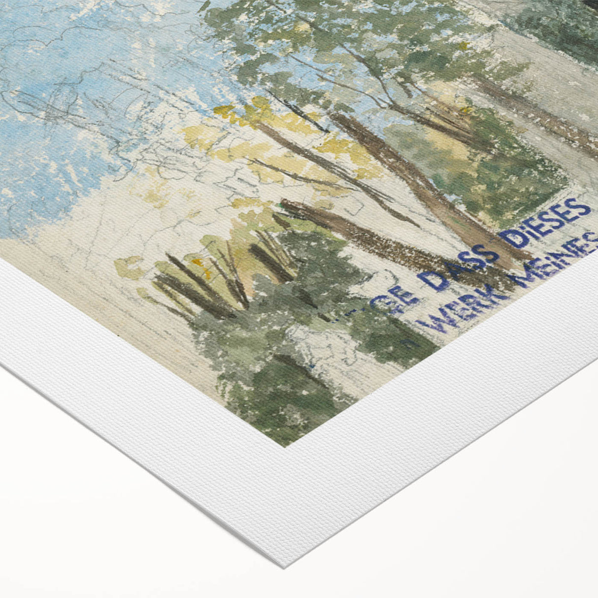 Modern Wall Art - Mansion Study with Rustic Charm