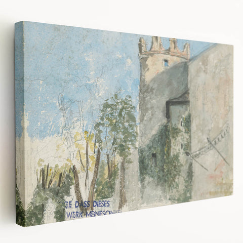 Modern Wall Art - Mansion Study with Rustic Charm