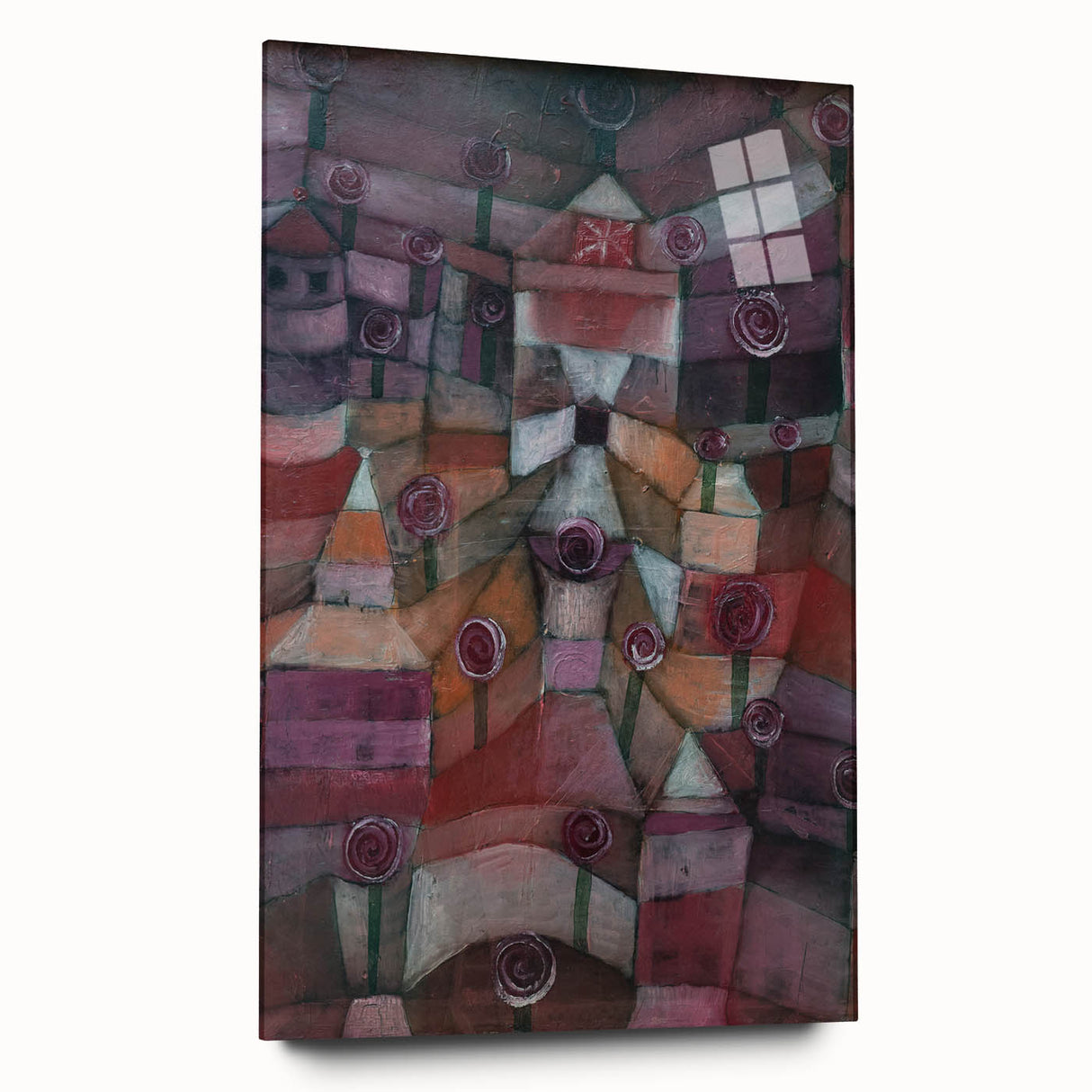 Modern Wall Art - Paul Klee’s Rose Garden Abstract Print